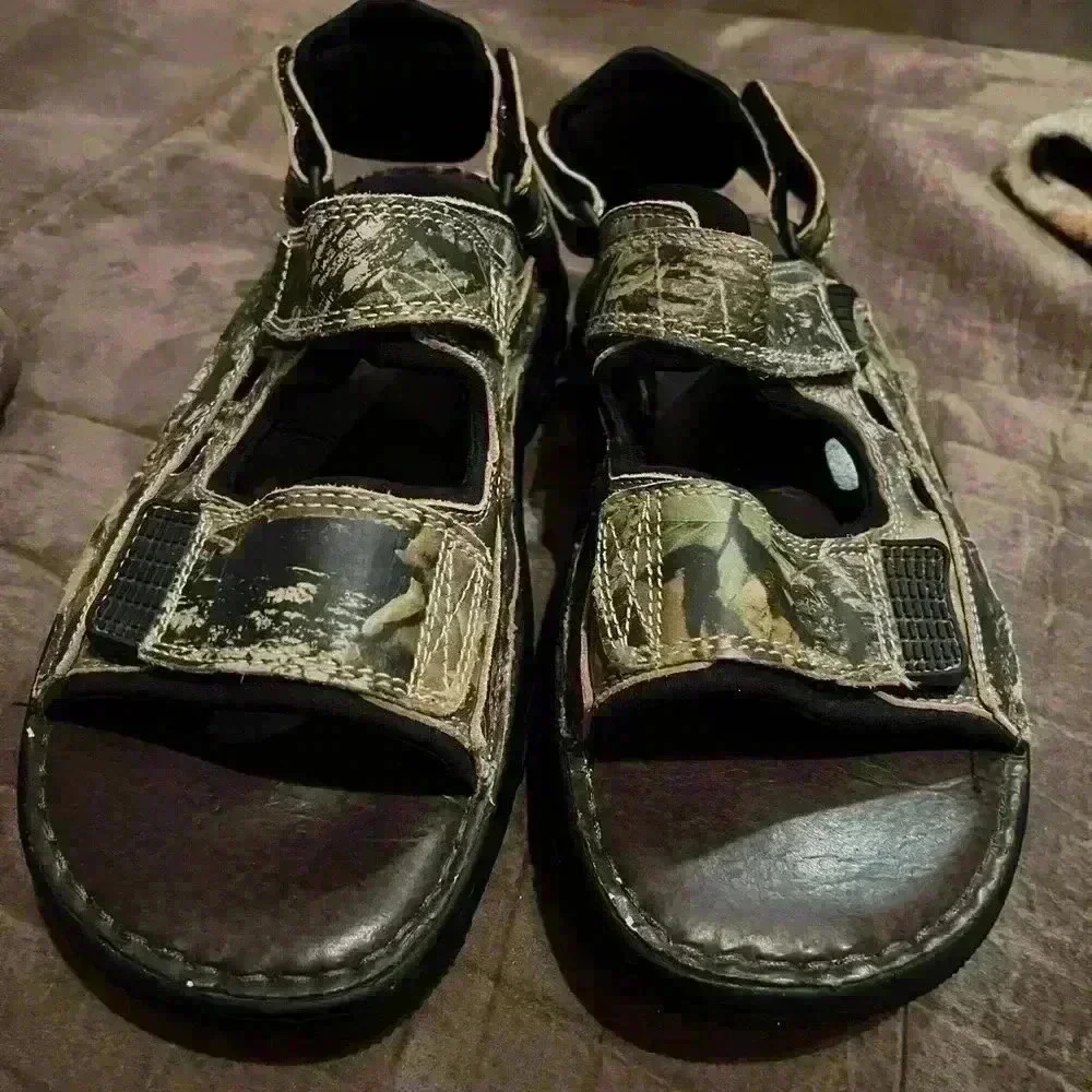 Mossy Oak Camo Men's Weber’s Sandals Size 11